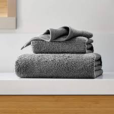 If this is a main concern for you then always double check the product descriptions to be sure. Waffle Terry Dark Grey Organic Bath Towels Crate And Barrel Canada