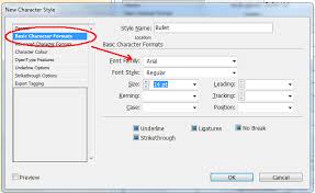 First thing we're going to do is find where, in our notes, we've got bullet points. Ripper Design And Multimedia Indesign Cs6