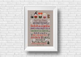 Many out of print and hard to find designs. Hocus Pocus Cat Spell Digital Cross Stitch Pattern