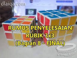 Tak banyak orang yang mampu menyelesaikan permainan rubik ini, bahkan banyak yang merasa kesulitan dalam menyelesaikannya. D Laiqa Arena Penyelesaian Rubik 3x3 Bagian 8