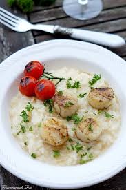 Gegrillte Jakobsmuscheln Auf Champagner Risotto Jakobsmuscheln Rezept Gegrillte Jakobsmuscheln Hauptspeise