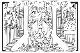 Stations of the cross coloring pages. Stations Of The Cross Coloring Posters A Lenten Art Project