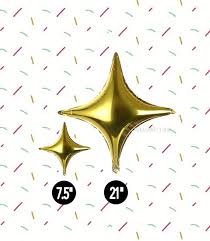 Star Balloon Gold Star Balloon 4 Point Star Balloon Etsy 4 Point Star Gold Stars Mylar Balloons