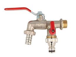 Tecuro Double Boule Vanne De Vidange Avec Extra Outlet Laiton Mat Chrome Kaltes Wasser Ventilator Kalt