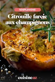 Citrouille Farcie Aux Champignons Recette Recettes De Cuisine Recette Potiron Recette
