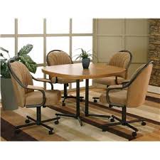 Steve silver company tournament captains chair with casters, black, 25w x 25d x 31h. Cramco Inc Shaw Espresso Harvest Chenille Upholstered Dining Arm Chair With Tilt Swivel Base Bigfurniturewebsite Dining Chair With Casters
