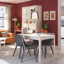 Ekedalen Extendable Table White Min Length 47 1 4 Ikea In 2021 Ikea Table Home