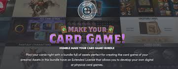 But there is one problem. Humble Bundle Make Your Card Game No Rerolls