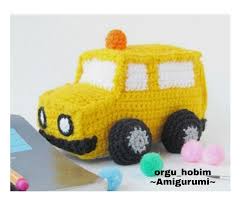 Amigurumi Okul Otobusu Amigurumi Amigurumi Oyuncak Bebek Krose