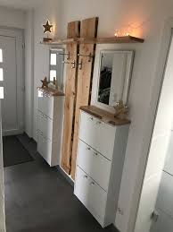 Selbstgebaute Garderobe Mit Douglasie Dielen Interieur Deco Maison Decoration Garderobe Selbstgebaute Decoratio Easy Diy Wall Hanging Home Diy Home Decor