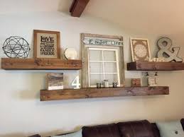 Floating Shelves Living Room Decor Rustic Floating Shelves Living Room Living Room Shelves