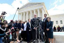 I think 11,000 professional people risking their careers, livelihoods and in may cases, their families are more than halfway likely to have their playing fields rather carefully mapped out. Supreme Court Backs Catholic Social Services In Case On Gay Rights And Foster Care The New York Times
