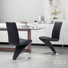 Zuo Herron Dining Chair Set Of 2 White Dining Chairs Dining Chairs Cantilever Dining Chair
