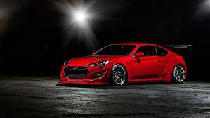 Hd Wallpaper Hyundai 2014 Sema Concepts Red Hyundai Genesis Coupe Cars Wallpaper Flare