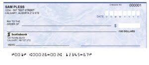 If it's a person, write their first and last name. Canadian Cheque Account Number Cheque Print Blog