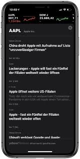 Apple Aktien App Nutzen Am Iphone So Holen Sie Das Meiste Raus