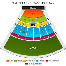The Pavilion At Montage Mountain 2019 Seating Chart