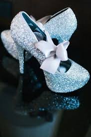 Cinderella Blue Sparkly Glitter Heels Light Blue Satin Ribbon Bow Sparkly Wedding Heels Bride Shoes Wedding Heels