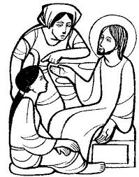 Mary And Martha Coloring Page Mary And Martha Bible Coloring Pages Mary And Martha Bible