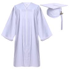 Amazon Com Newrara Matte Graduation Gown Cap Tassel Set Clothing Graduation Gown Graduation Gown And Cap Apparel