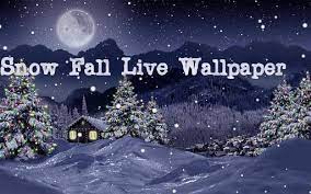 Snowfall Is A Beautiful Live Wallpaper Featuring Gentle Snow Flakes Falling Overtop Swaying Pi Christmas Live Wallpaper Christmas Wallpaper Christmas Landscape