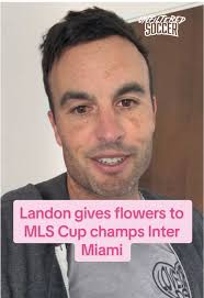 Landon Donovan Celebrates Inter Miami's MLS Cup Victory