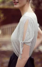 T Shirt Tie Sleeve T Shirt Small Di Riordanroache Su Etsy Diy Fashion Old Shirts Diy Clothes