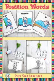 Position Words Activities And Worksheets Math Centers Posters Anchor Chart Positional Words Activities Position Words Word Activities
