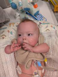 One of our special inpatient nurses came to visit while AJ was