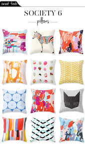 The Pinterest 100 Home Make Your Space Come Alive With Bright Graphic Throw Pillows