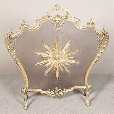 Amazon's choice for antique fire screens for fireplaces. Victorian Brass Fire Screen 131810 Sellingantiques Co Uk Victorian Fireplace Screens Victorian Fireplace Accessories