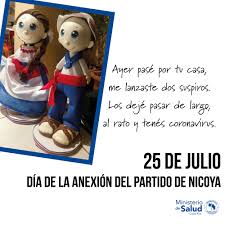 De acuerdo con el código de trabajo, en su artículo 148, este día. Ministerio De Salud De Costa Rica Auf Twitter 25 De Julio Dia De La Anexion Del Partido De Nicoya A Costa Rica