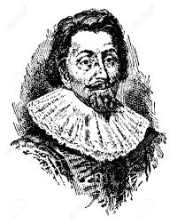 George Calvert (Lord Baltimore), 1579-1632, He Was An English Politician,  Coloniser, And Founder Of Maryland Colony, The First Baron Baltimore,  Vintage Line Drawing Or Engraving Illustration Royalty Free SVG, Cliparts,  Vectors, and