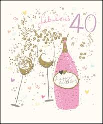 You are unbelievably precious to me, and i hope you realize that you are my everything. Pretty Happy 40th Birthday Greeting Card Cards
