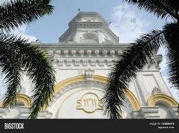 Masjid negeri sultan abu bakar) is the state mosque of johor, malaysia. Architectural Detail Image Photo Free Trial Bigstock