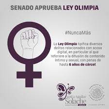 Titulo:cndh ve en la aprobación de ley olimpia un paso más en la erradicación de la violencia de género. Enhorabuena El Senado De La Lupita Aguilar Solache Facebook