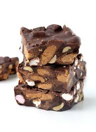 Peanut Butter Rocky Road Recipe Easy Chocolate Desserts Rocky Road Candy Recipes