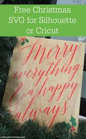 Download Free Christmas Svg For Silhouette Or Cricut Cutting For Business SVG Cut Files
