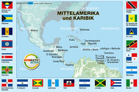 Auf barbados können kunden in reiseschecks werden auf barbados von allen banken, größeren geschäften und den meisten hotels. Karte Von Flaggen Mittelamerika Karibik Themenkarte In 21 Lander Welt Atlas De