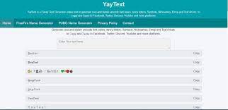 YayText - Fancy Text Generator Alternatives and Similar Sites & Apps |  AlternativeTo
