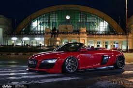 liberty walk s audi r8 spyder purrs with new wheels carscoops audi r8 spyder audi r8 audi