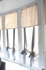 See more ideas about curtains, blinds, curtains living room. Easy Diy Tie Up Shades A Beginner Sewing Project Dream Design Diy