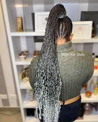 Thus, ladies who desire to look modern can also come up with a creative torn haircut. Straight Up Cornrows To Keep Neatly Milani Hair Studio Facebook
