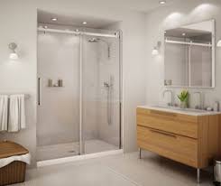 Shower and bathtub enclosures in a range of styles, installations and finishes. Shower Doors Maax Maax