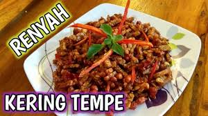Cara membuat orek tempe rebon: Resep Cara Membuat Kering Tempe Kacang Yang Renyah Dan Enak By Hadi Prayitno