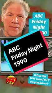 The ABC Friday night prime time lineup from the fall of 1990.  #greenscreenvideo #1990s #90stv #90stvshows #90s