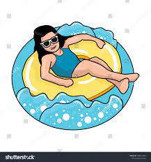 Water Park Swimming Pool Vector Logo Illustration Logo Illustration Vector Logo Water Park