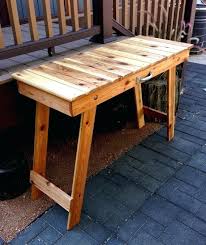 Folding Wood Grill Table Plans Folding Potting Table Etsy Bbq Table Outdoor Table Plans Wood Grill Table