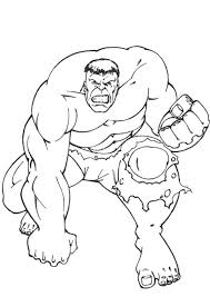 Hulk coloring page andrews 6th bday pinterest. Parentune Free Printable Punch Of Hulk Coloring Picture Assignment Sheets Pictures For Child