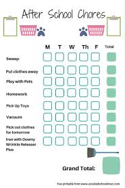 hd wallpapers printable chore charts for 7 year olds sweet